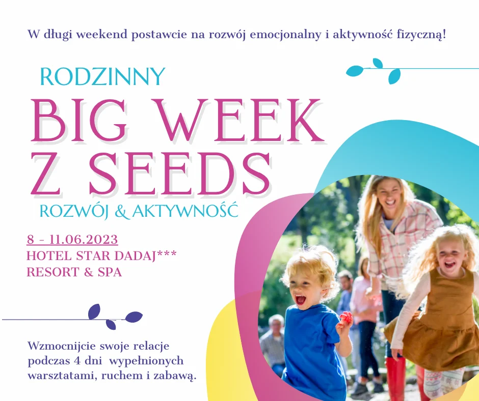 plakat Rodzinny Big Week z Seeds - Rozwój & Aktywność